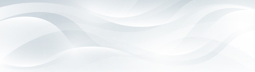 abstract white wave vector background. elegant dynamic waves design. smooth and clean graphic patter