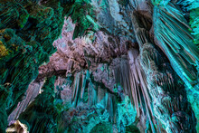 Upper Rock Nature Reserve At Gibraltar. Exploring Old St. Michaels Cave.