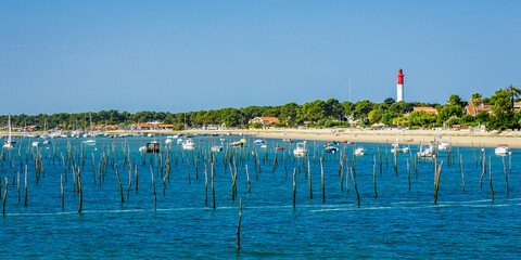 Wall Mural - View of the Cap Ferret and the Arcachon bay