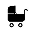 Wózek niemowlęcy, dziecięcy  - ikona