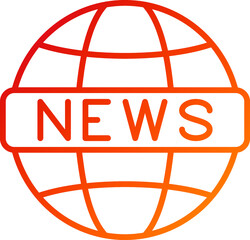 Sticker - Global News Icon Style