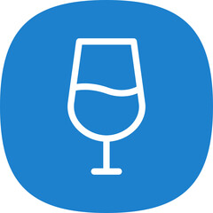 Sticker - Wine Glass Icon