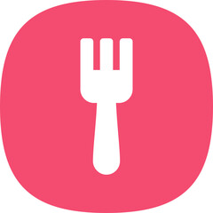 Wall Mural - Fork Icon