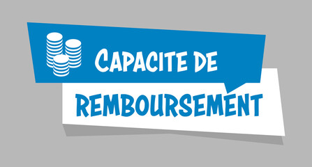 Poster - Logo capacité de remboursement.