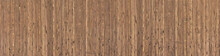 Wooden Decorative Carved Building Facade Or Fence, Wooden Planks. Pattern Or Texture