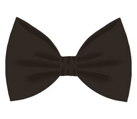 Canvas Print - elegant black bowtie