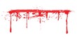 © longquattro - Red grunge blood line design