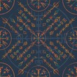 © longquattro - Abstract runes colorful banner