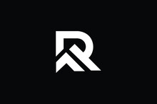 RF Letter Logo Design. Creative Modern R F Letters Icon Vector Illustration.