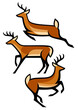 Stylized Animals - White-tailed Deer