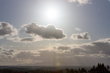 Wall Mural - clouds and sun  - sky replacement texture
