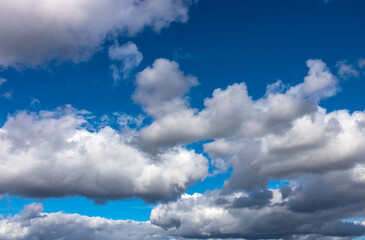 Wall Mural - blue sky with clouds sky replacement texture