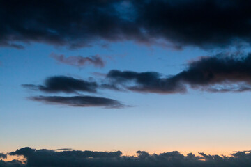 Wall Mural - blue sky with clouds sky replacement texture