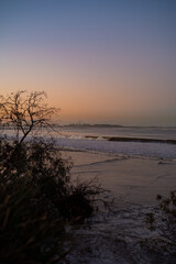 Wall Mural - sunset on the beach