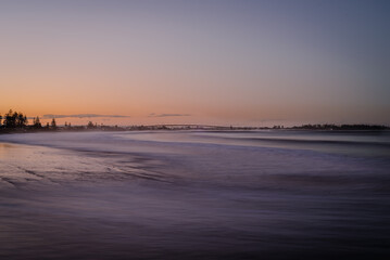 Wall Mural - sunset on the beach