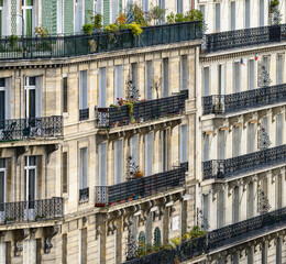 Poster - Parisian facade