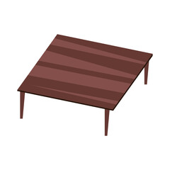 Wall Mural - wooden table icon