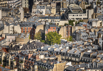 Canvas Print - Parisian rooftops