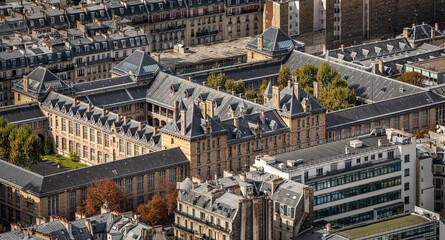 Canvas Print - Parisian rooftops