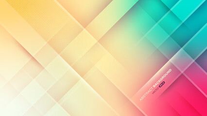 Wall Mural - colorful gradient background with diagonal lines, light and shadow. vector illustration