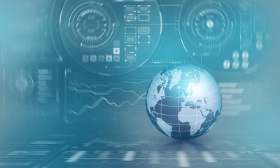 Poster - Global communication and technology Image