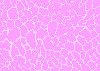 Wall Mural - Pink Giraffe pattern print. Digital illustration background