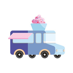 Wall Mural - ice cream truck