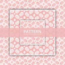 Pink Background With A Seamless Pattern Design Template For Your Graphic Design Work.