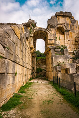 Wall Mural - The entrance part of the ancient city theater of Myra. Demre, Antalya, Turkey.