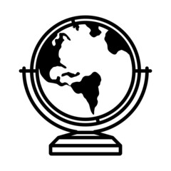 Sticker - Globe Icon