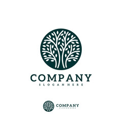 Tree logo vector template, Creative Tree logo design concepts