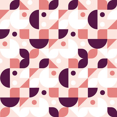 Wall Mural - abstract minimal geometric seamless pattern