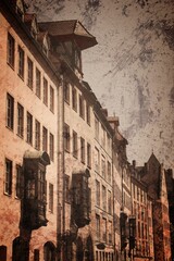 Poster - Nuremberg, Germany - vintage grunge style photo