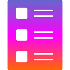 Sticker - Check List Icon