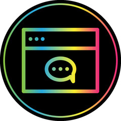 Sticker - Web Chat Icon