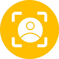 Sticker - Face Scanner Icon