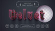 Velvet - Editable Text Effect, Font Style