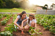 © Nikish Hiraman/peopleimages.com - Working the land. Shot of an attractive young woman and her daughter working the fields on their family farm.
