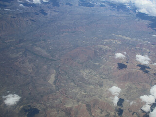 Sticker - aerial view of the valley