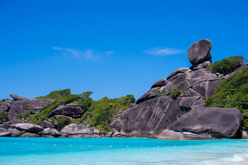 Wall Mural - beautiful sea color at Similan island Phang-nga