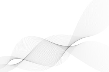 Wall Mural - vector wave lines flowing dynamic isolated on white background. abstract background.