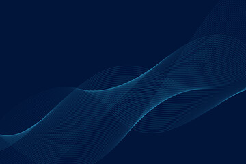 Wall Mural - vector wave lines flowing dynamic isolated on white background. abstract background.
