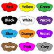 color name list English for kids preschool