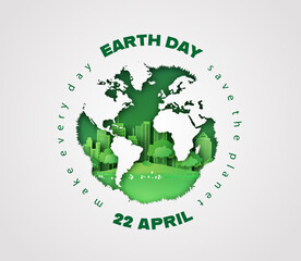 Wall Mural - earth day concept