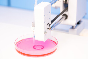 Poster - 3D  bioprinting is the utilization of 3D printing  to combine cells, growth   biomaterials to make biomedical parts