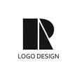 modern letter r company logo template