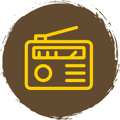 Sticker - Radio Icon