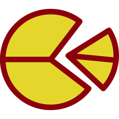 Sticker - Pie Chart Icon