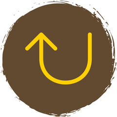 Sticker - U Turn Icon