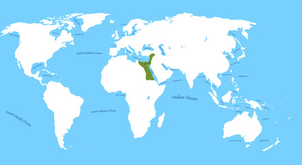  Map of Ancient Egypt Middle East Asia